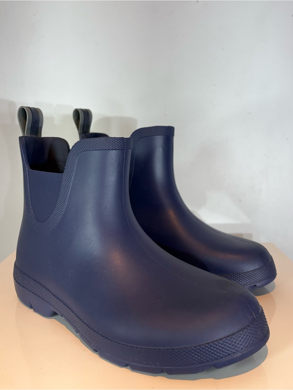 Totes Everywear Chelsea Rain Boots Navy Blue Women’s Size 7